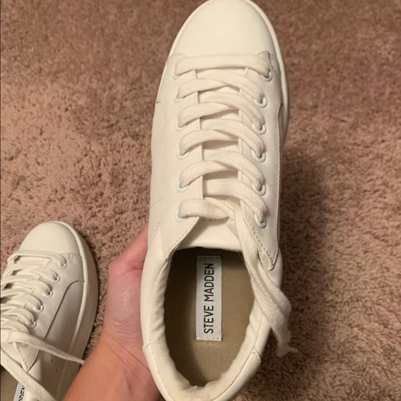 Steve Madden White Sneakers - Picture 5 of 5